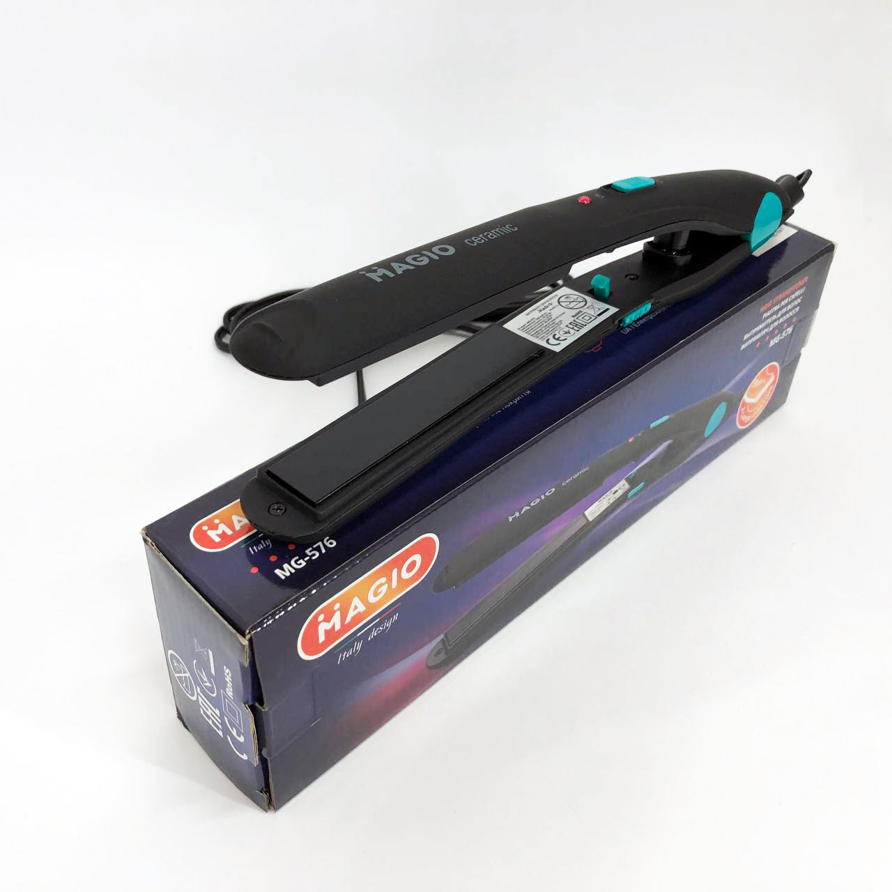 Выпрямитель для волос MAGIO MG-576, Гофре плойка утюжок для волос, Профессиональный утюжок