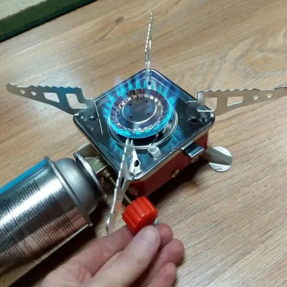 Газовая горелка кемпинговая плита газовый примус газовая плита портативная с чехлом, таганок походный