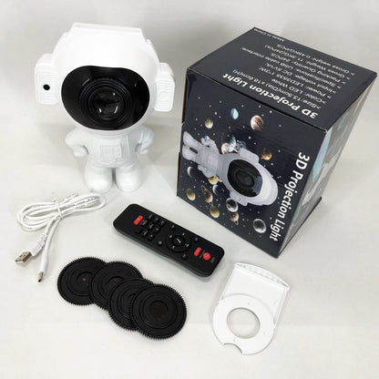 Звездный 3D проектор Astronaut, Лазерный проектор звездного неба космос Проектор звездного неба в комнату
