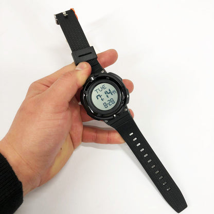 Часы наручные мужские SKMEI 2010BKWT BLACK-WHITE, часы армейские скмей, часы спортивные. Цвет: черный