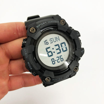 Часы наручные мужские SKMEI 1968BKWT BLACK-WHITE, часы армейские скмей. Цвет: черный с белым циферблатом