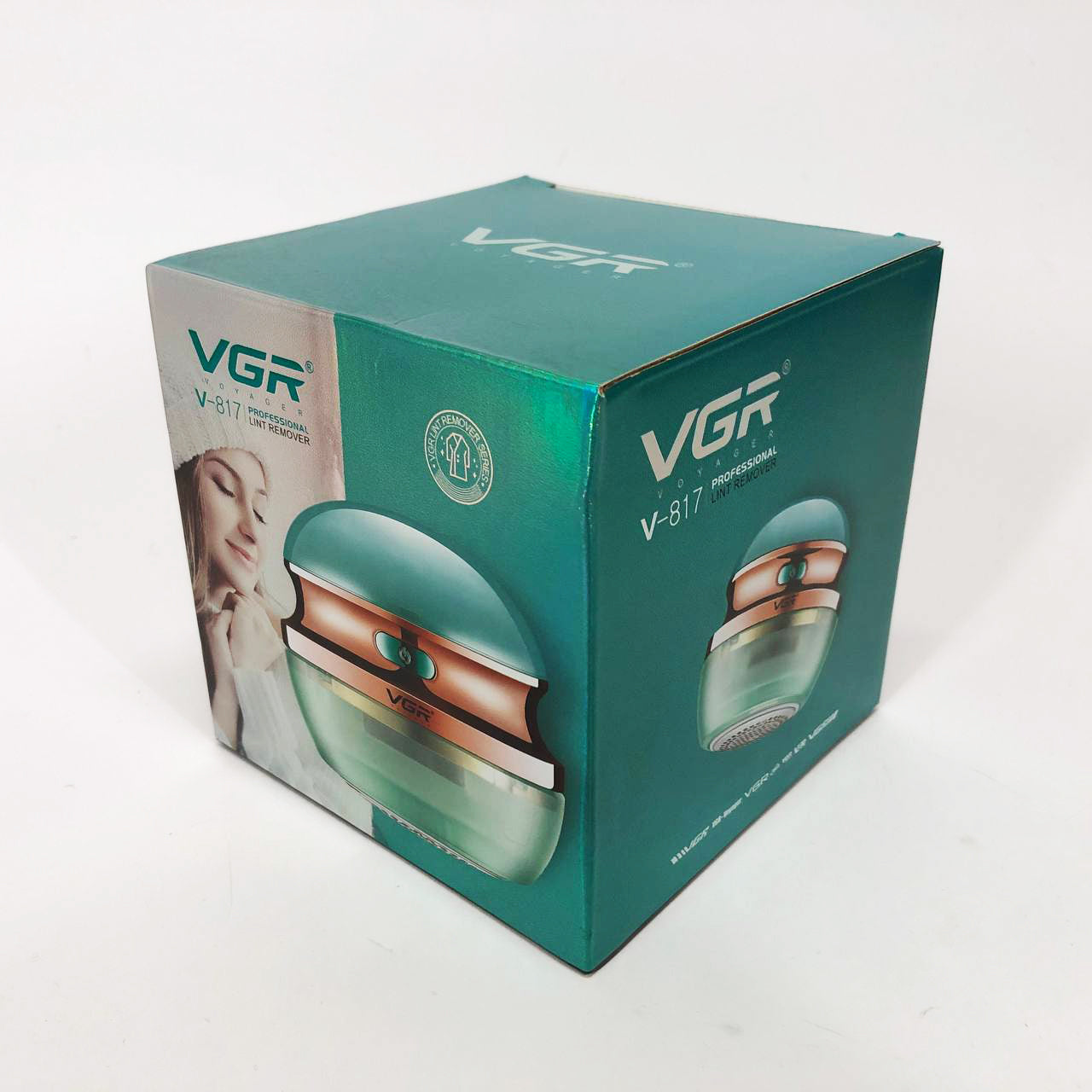 Машинка для удаления катышков VGR V-817, Машинка для удаления катышков хорошая. Цвет: зеленый