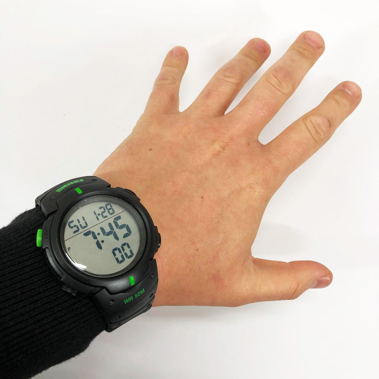 Часы наручные мужские SKMEI 1068GN, водонепроницаемые мужские часы, часы мужские спортивные