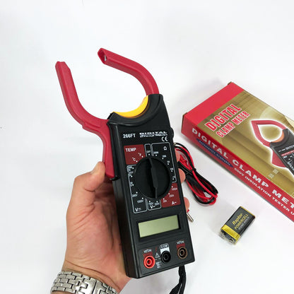 Цифровой мультиметр-тестер DT 266 FT Токоизмерительные клещи, Тестер профессиональный мультиметр для дома