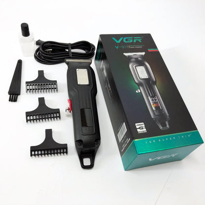 Машинка для стрижки волос VGR V-918, Беспроводная электробритва, Машинка для стрижки волос домашняя