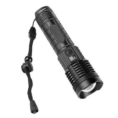 Фонарик PLD-H007 White Laser LED PM10-TG с встроенным аккумулятором PowerBank, Фонарик тактический ручной