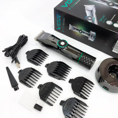 Профессиональная беспроводная машинка для стрижки волос и бороды VGR V-256, беспроводная электробритва