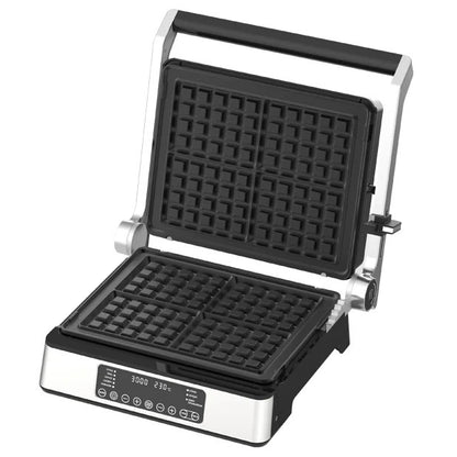 Гриль-барбекю электрический Magio MG-356, Настольный гриль для гамбургеров Прижимная электробутербродница