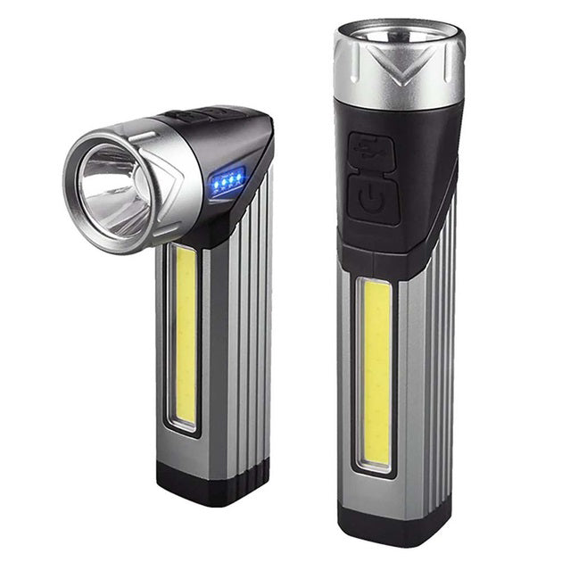 Фонарь карманный поворотный Police 508-OSL+COB, встроенным аккумулятором, магнитом и 7 режимами