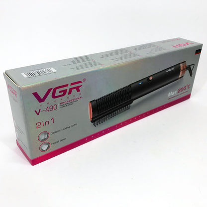 Фен щетка для волос VGR V-490 Стайлер, воздушный стайлер для волос, Фен для дома, Профессиональный фен