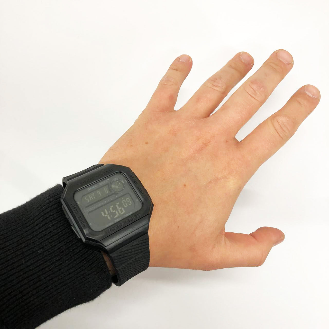 Часы наручные мужские SKMEI 2022BKBK, армейские часы противоударные, брендовые мужские часы