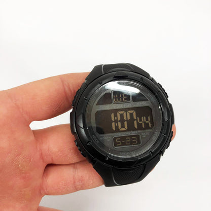 Часы наручные мужские SKMEI 1656BK BLACK, водостойкие тактические часы. Цвет: черный