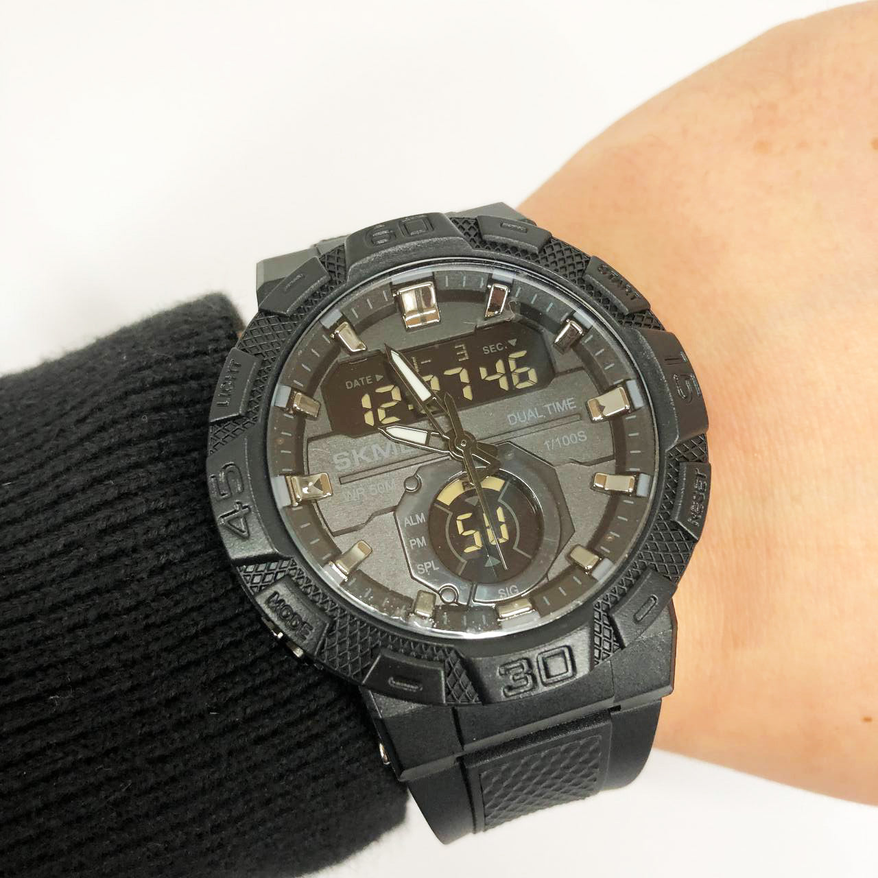 Часы наручные мужские SKMEI 1881BKBK, оригинальные мужские часы, брендовые мужские часы