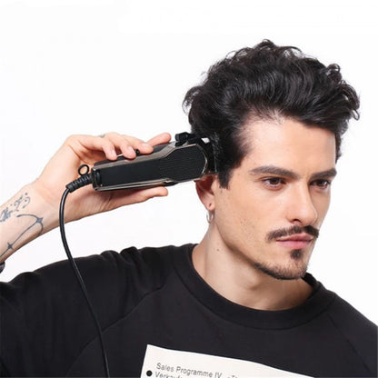 Машинка для стрижки VGR V-130 проводная профессиональная с насадками для окантовки триммер для волос