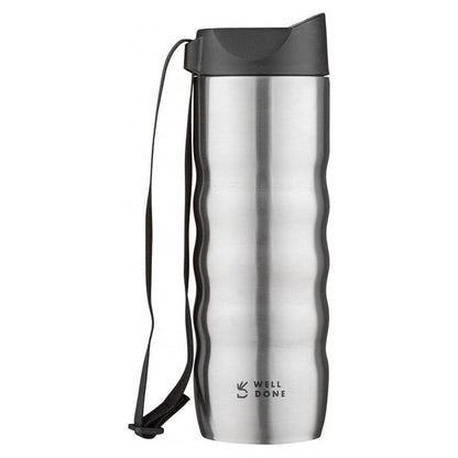 Термокружка Well Done WD-7084S вакуумная 480 мл, Качественный термос для дома, Термос для напитков