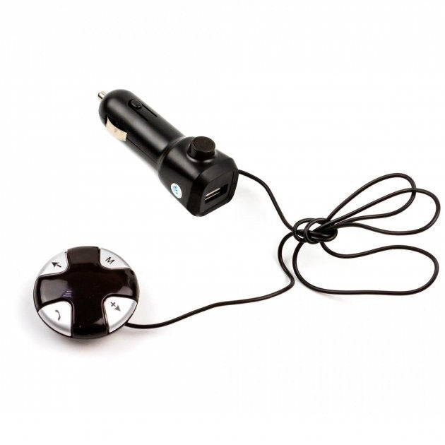 Трансмиттер модулятор MP3 UKC CM-S25 с магнитным держателем, Автомобильный трансмиттер bluetooth