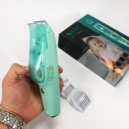 Машинка с вытяжкой для стрижки детей и младенцев VGR V-151 Baby со сменными насадками