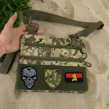 Сумка-кобура піксель камуфляж, тактична чоловіча сумка з тканини кордури AOR-1