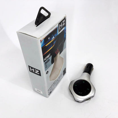 Трансмиттер Автомобильный FM модулятор FM H29 BT, Модулятор для мобильных устройств в авто. Цвет: серый