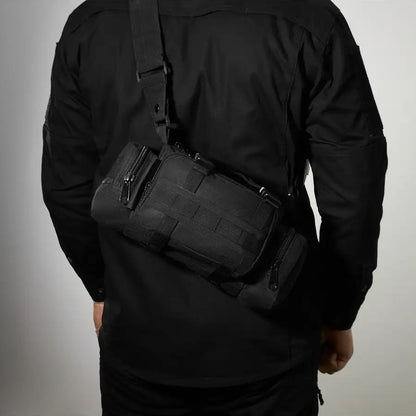 Универсальная тактическая сумка – подсумок поясная нагрудная на MOLLE сумка с ремнем на плечо 5 л
