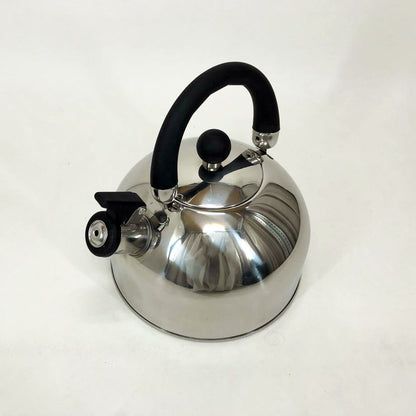 Чайник Unique со свистком UN-5302 2,5л, красивый чайник для газовой плиты, чайник на плиту. Цвет: черный