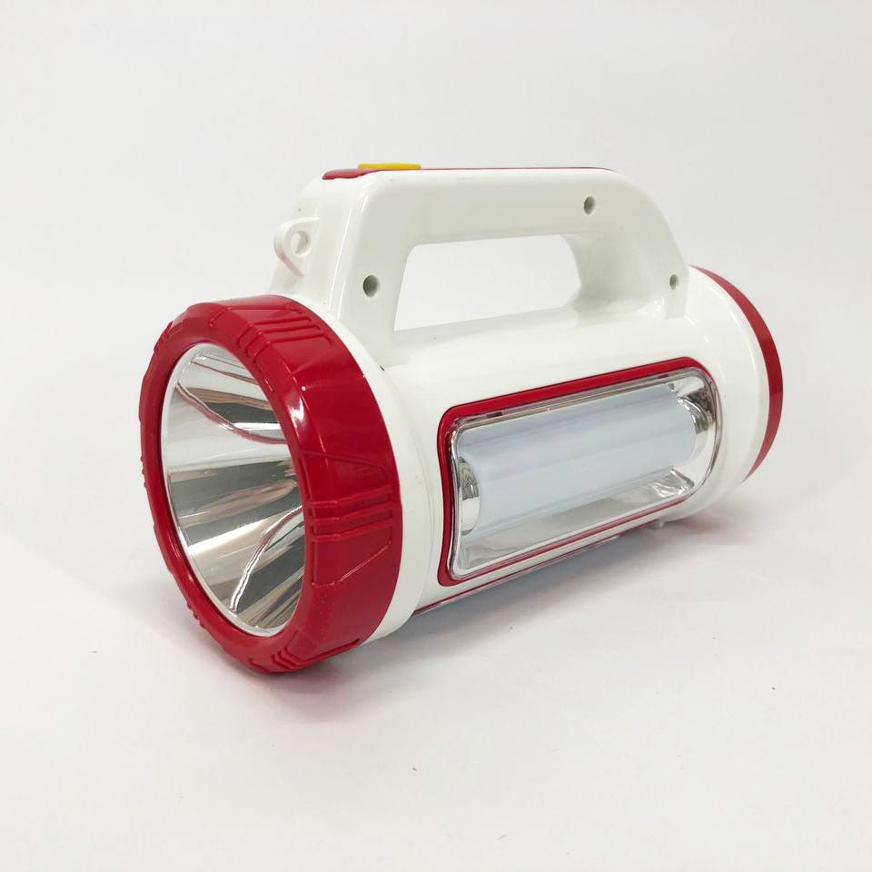 Фонарь кемпинговый с солнечной панелью 5158-LED-COB power bank, кемпинговый фонарь-лампа. Цвет: красный