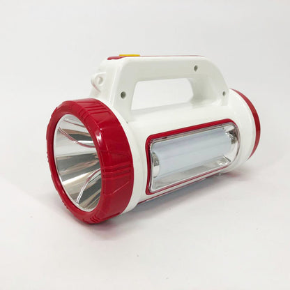 Фонарь кемпинговый с солнечной панелью 5158-LED-COB power bank, кемпинговый фонарь-лампа. Цвет: красный