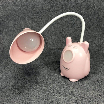 Настольная лампа TaigeXin LED TGX 792, светодиодная настольная, удобная настольная лампа. Цвет: розовый