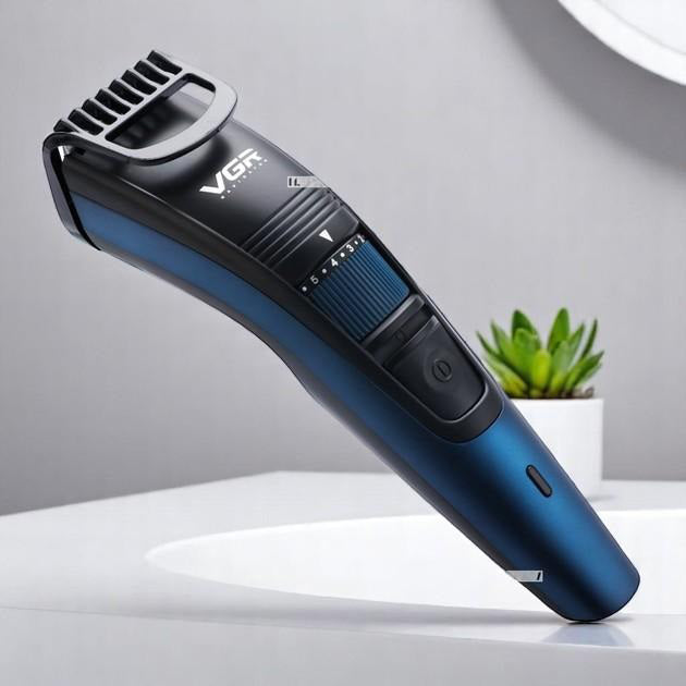 Универсальная аккумуляторная машинка VGR V-053B для стрижки волос, бороды, усов и тела, зарядка от USB