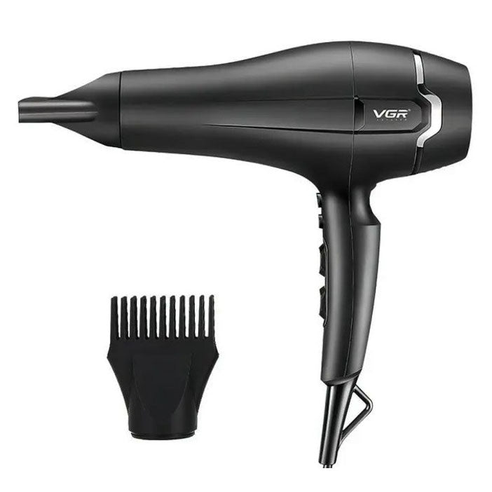 Професійний фен VGR V-450 для сушіння укладання волосся 2400 Вт режим Turbo, Повітряний стайлер для волосся