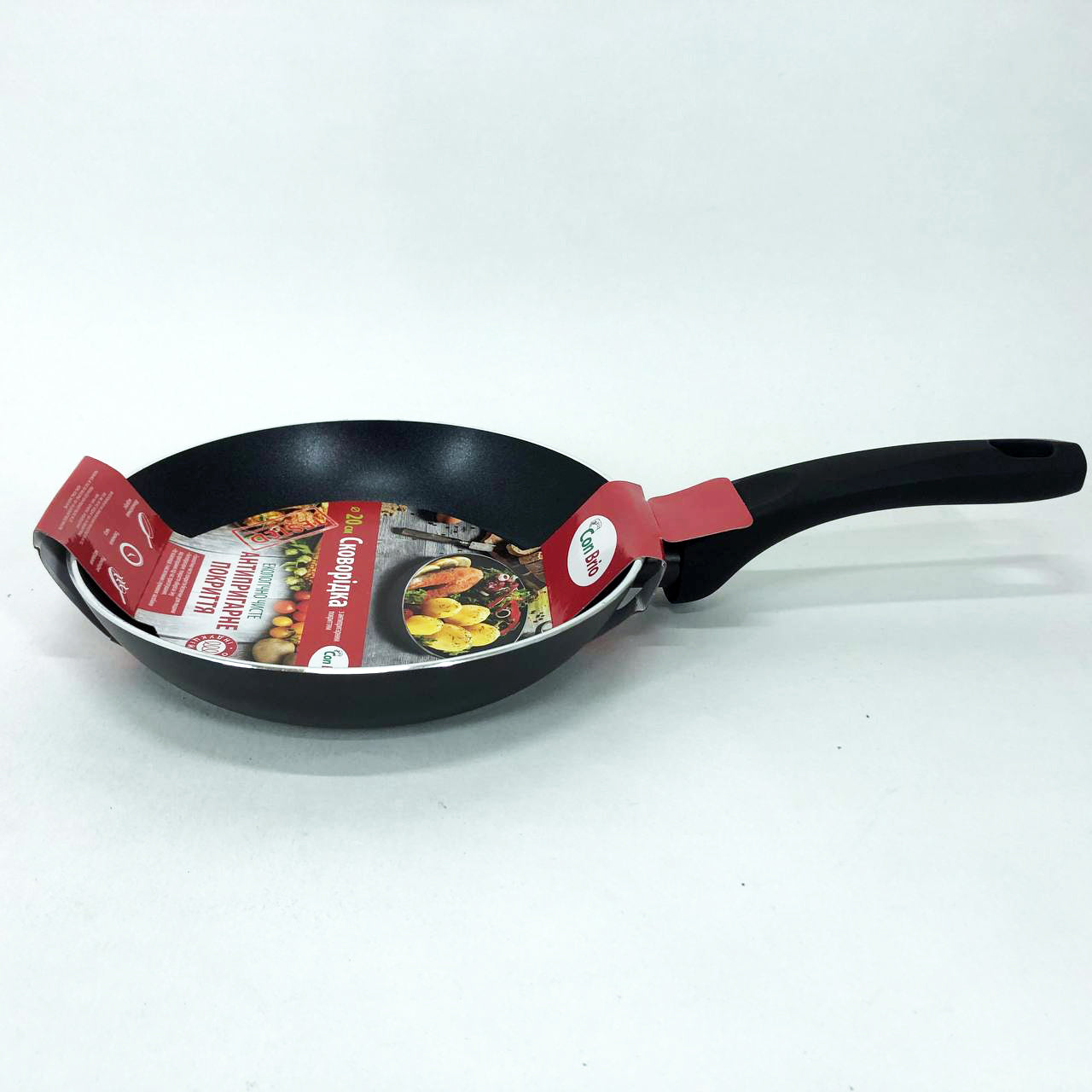 Сковорода 20 см Con Brio СВ-2022 FULL INDUCTION, сковорода с индукционным дном, сковорода для жарки