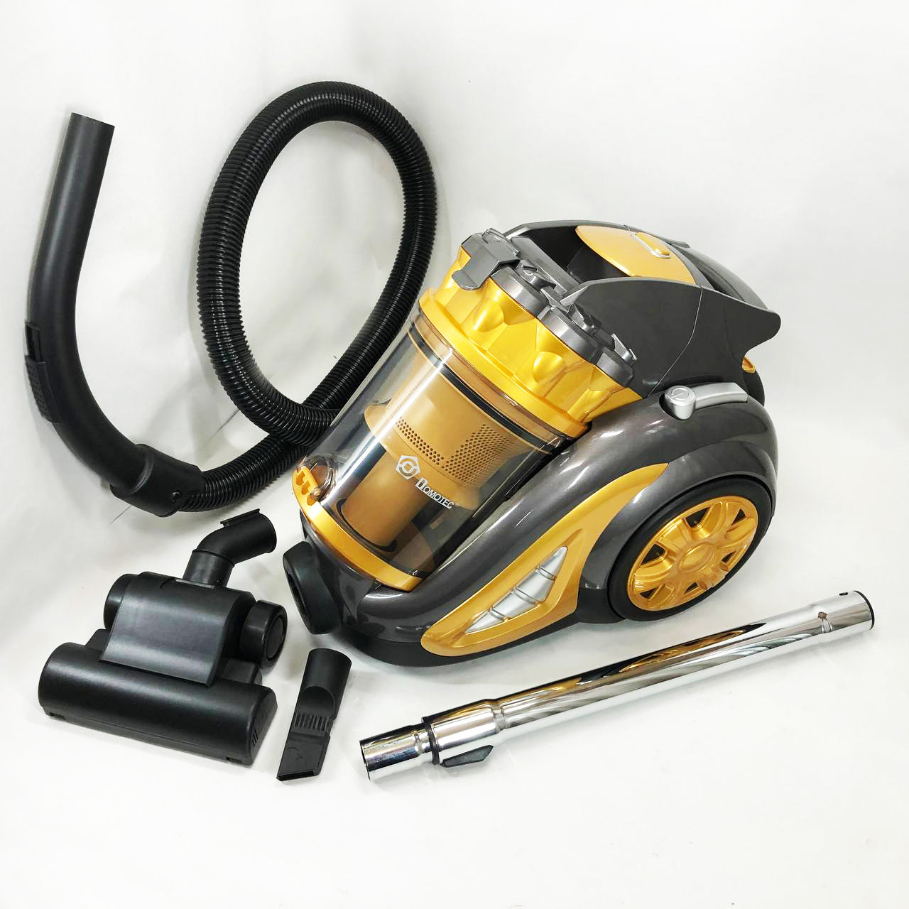 Пылесос для сухой уборки с турбощеткой Domotec MS-4408 3600 Вт без мешка циклонный колбовый контейнерный