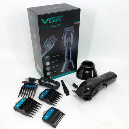 Машинка для стрижки волос VGR Hair Clipper V-653 Voyager, беспроводная электробритва, для дома