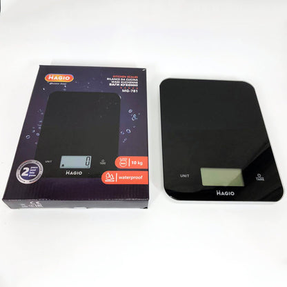Весы кухонные MAGIO MG-781 водонепроницаемые, кухонные весы для взвешивания продуктов, весы пищевые