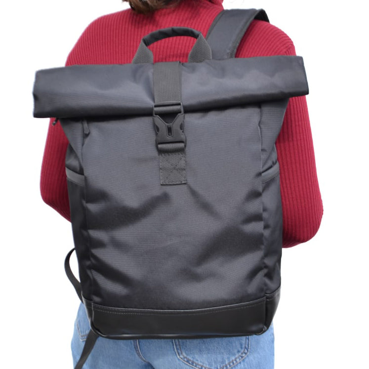 Рюкзак Roll Top мужской-женский для ноутбука городской ролл топ, большой рюкзак для путешествий