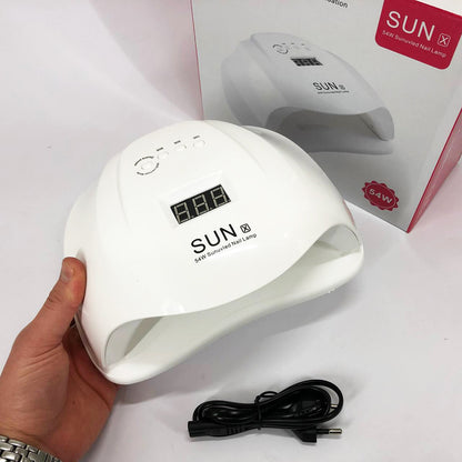 Профессиональная сушилка Sun X Beauty nail 54w FD 160A для ногтей, лампа для гель-лака, Лампа мастера маникюра