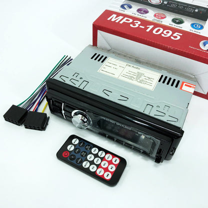 Автомагнитола MP3 1095/7336 BT ISO со съемной панелью 1DIN 4х50Вт, Автомобильная магнитола стерео звук