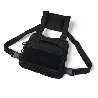 Тактична сумка нагрудна з патч-панеллю, чоловіча розвантажувальна сумка, розвантаження жилет