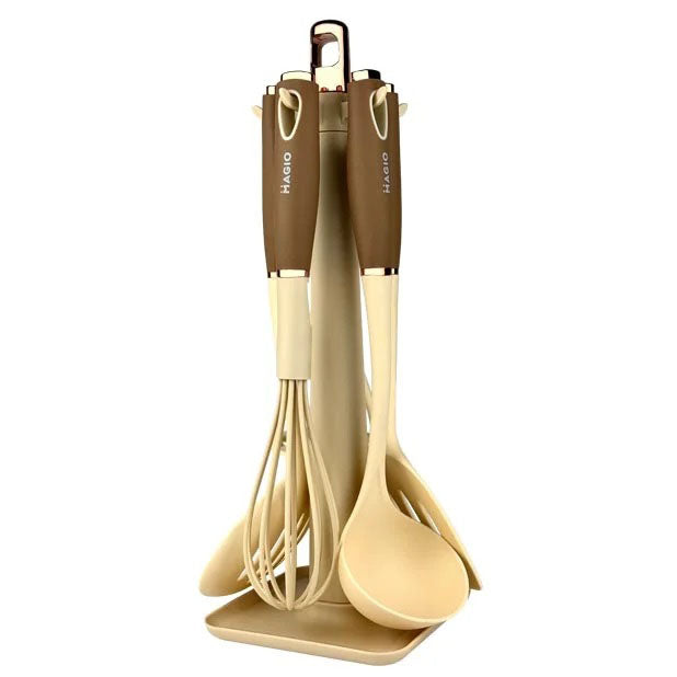 Набор кухонных приборов Magio MG-1124, набор принадлежностей для кухни из силикона, набор поварешек