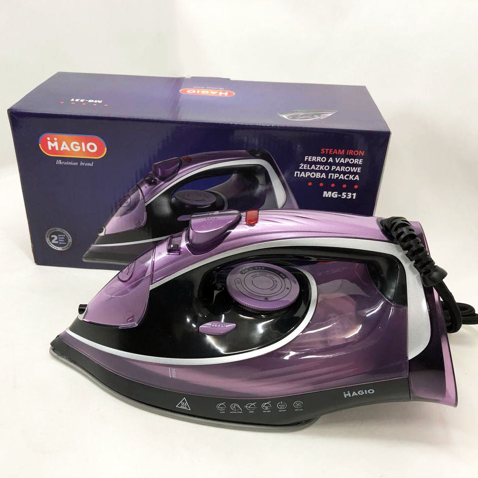 Утюг MAGIO MG-531, профессиональный паровой утюг, хорошие утюги, паровой утюг отпариватель