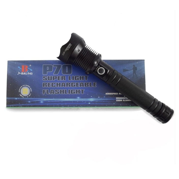 Мощный фонарик аккумуляторный тактический X-Balog BL-X92-P70 с зарядкой от USB, тактичный фонарь