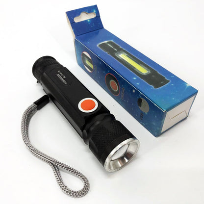 Фонарик портативный светодиодный Police BL-516/616-T6-COB с USB-зарядкой, магнитом и функцией зума