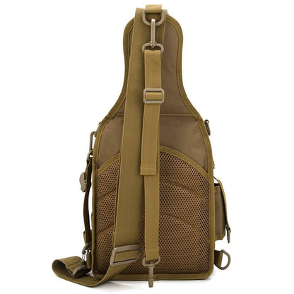 Мужская сумка рюкзак слинг, тактическая сумка барсетка Нагрудная сумка мужская тактическая тканевая