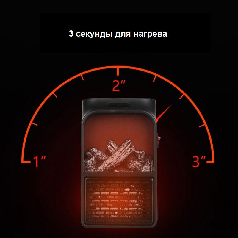 Ветродуйчик, Обогреватель для дома, Портативный домашний тепловентилятор, Тепловентилятор электрический