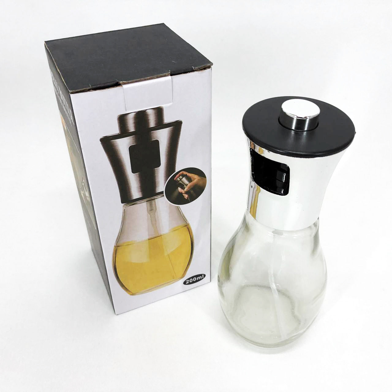 Брызгалка для масла, Распылитель емкость для масла Benson Big 200 мл Дозатор для уксуса