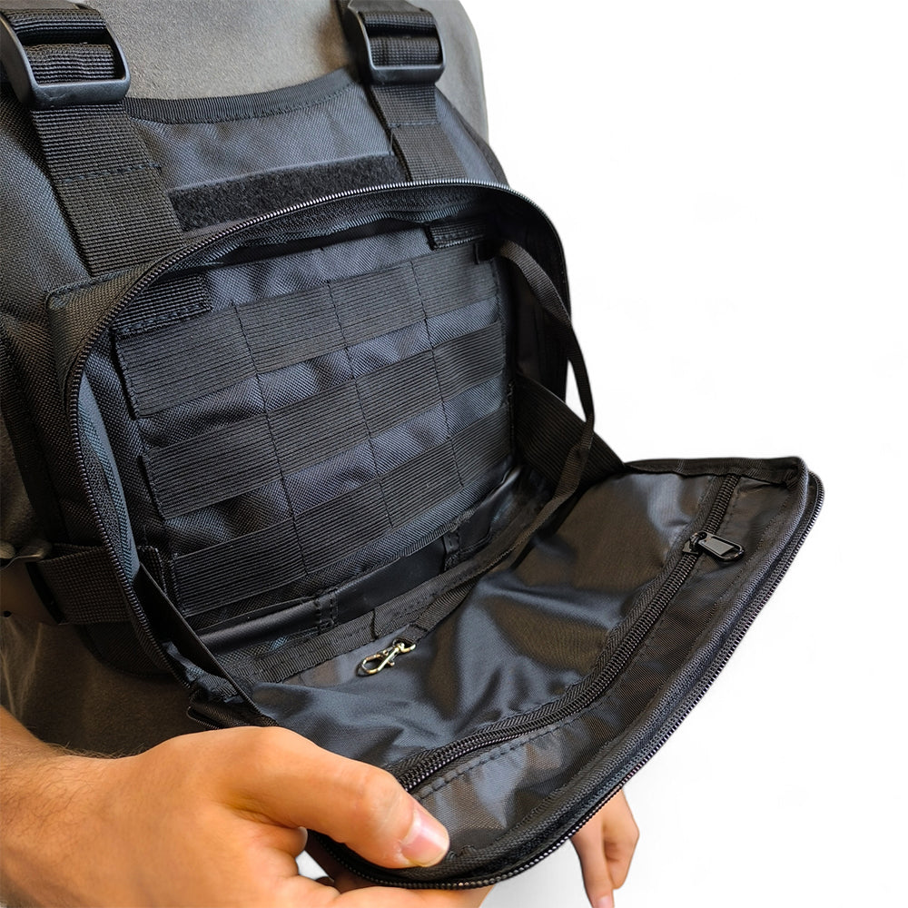 Тактична сумка нагрудна з патч-панеллю, чоловіча розвантажувальна сумка, розвантаження жилет