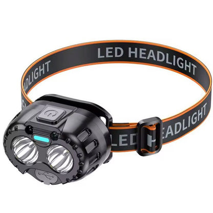 Фонарь налобный Bailong 666-2 XPL, Мощный фонарь на голову, Наголовный фонарь, Надежный налобный фонарь