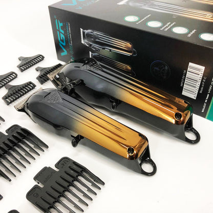 Комплект VGR 2 в 1 V-646 аккумуляторная машинка для стрижки и триммер