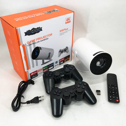 Смарт-проектор - ігрова приставка з джойстиками X10 Plus