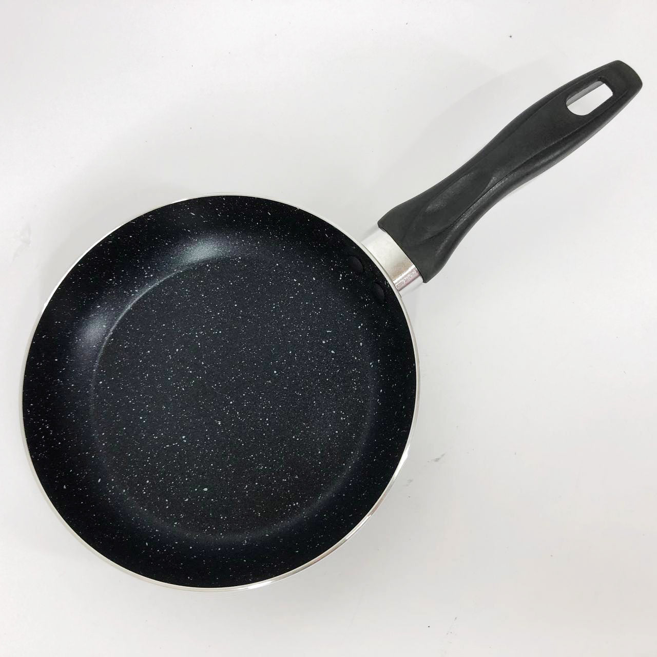 Сковорода UNIQUE UN-5151 антипригарное гранитное покрытие 18 см темный мрамор